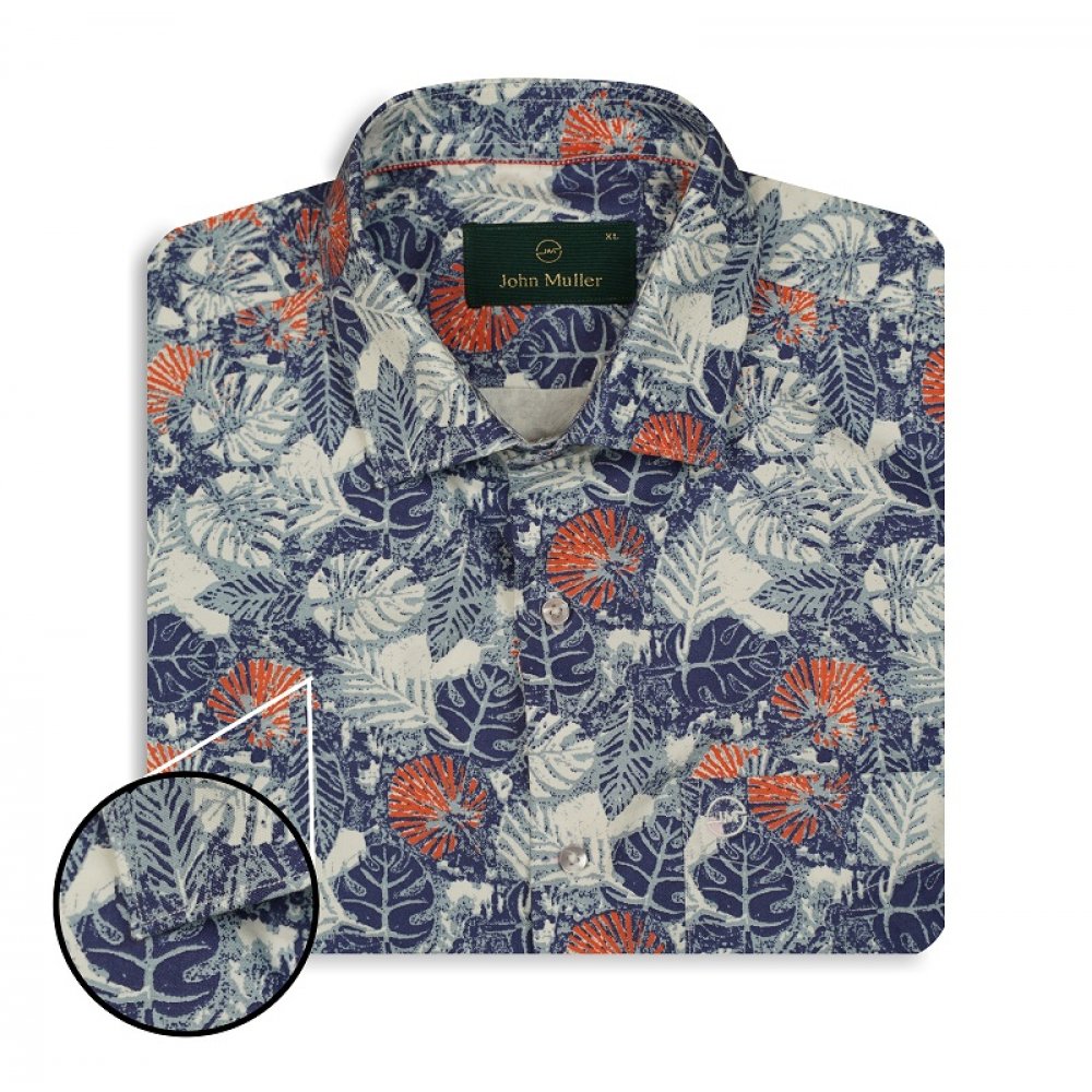 John Muller Casual Printed Shirt - A1002