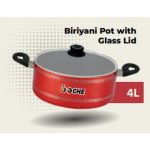 Boche Biryani Pot 4 Ltr with Glass Lid